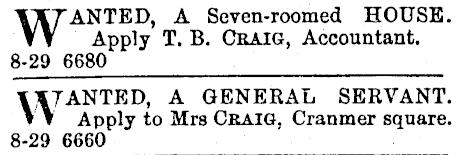 newspaper advertisements