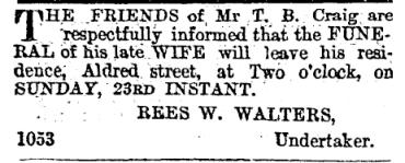 newspaper announcement